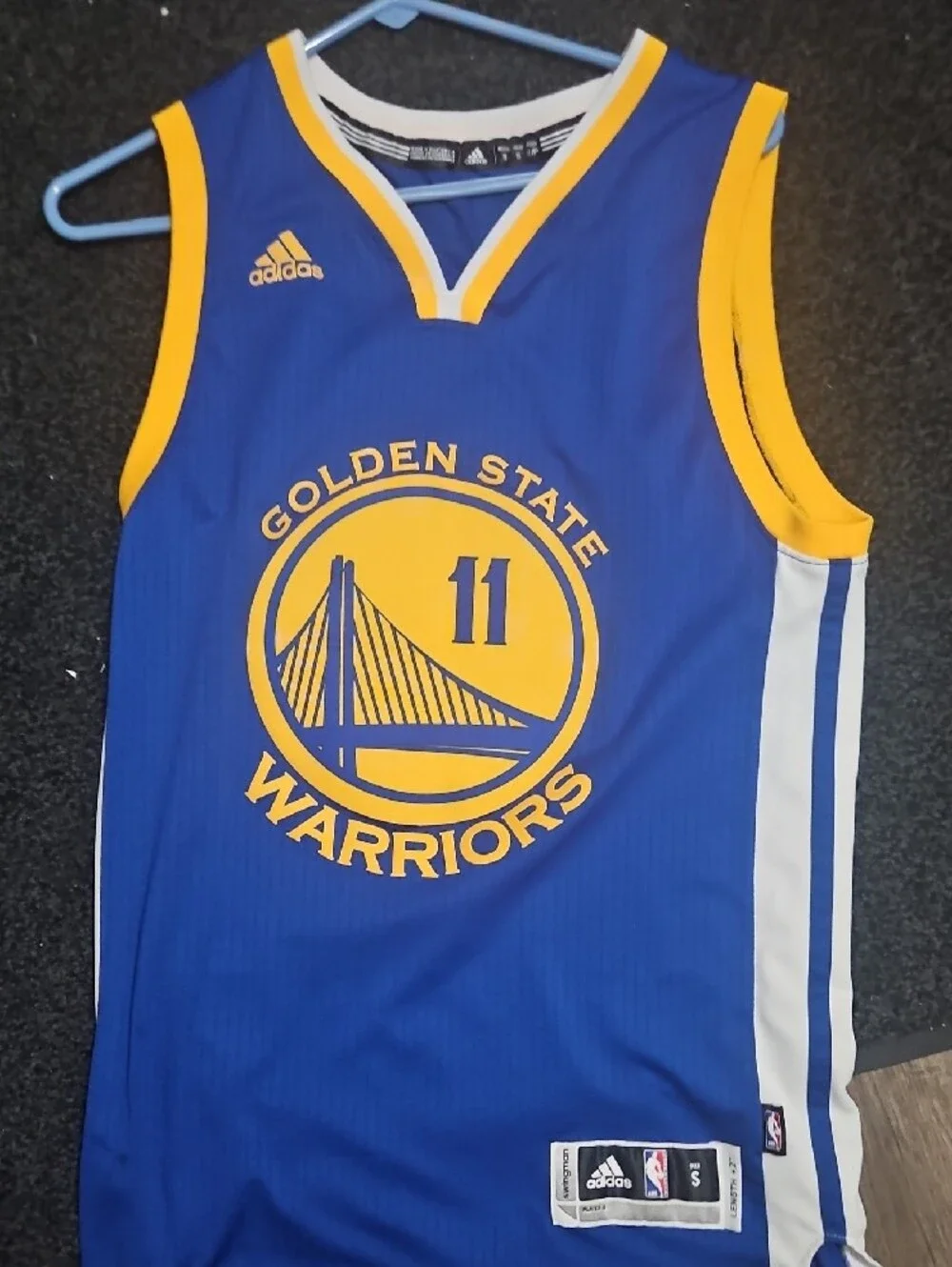 Adidas Golden State Warriors Klay Thompson #11 Swingman Jersey Blue Size Small S